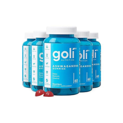 Goli Ashwagandha Gummies with KSM-66 and Vitamin D - Premium Root Extract - Vegan, Non-GMO - Mixed Berry Flavor - 60 Count (Pack of 1) - Image 4