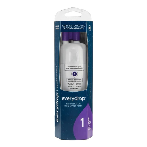everydrop by Whirlpool Ice and Water Refrigerator Filter 1, EDR1RXD1, Single-Pack , Purple