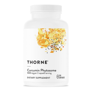 THORNE - Curcumin Phytosome 1000 mg (Meriva) - Clinically Studied, High Absorption - Supports Healthy Inflammatory Response in Joints, Muscles, GI Tract, Liver, Brain & Nerves* - 60 Servings