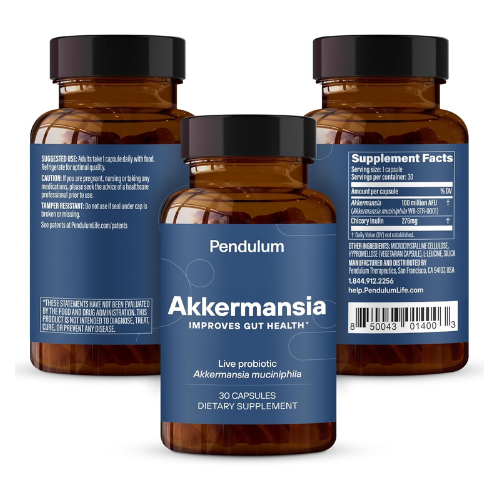 Pendulum Akkermansia Probiotic with Prebiotic Fiber - Increases GLP-1 Production, Delayed Release, Third-Party Tested, 100M AFU Live Strain for Gut Health for Men & Women (30 Capsules, 1-Pack) - Image 2