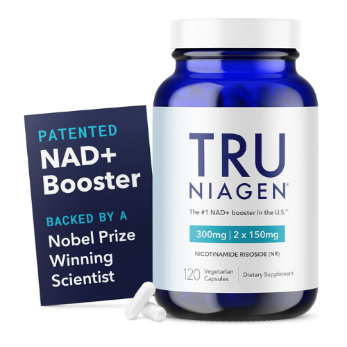TRU NIAGEN - Patented Nicotinamide Riboside NAD+ Supplement. NR Supports Cellular Energy Metabolism & Repair, Vitality, Healthy Aging of Heart, Brain & Muscle - 60 Servings / 120 Capsules