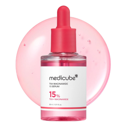 medicube TXA+Niacinamide 15% Glow Facial Serum for After Spot Care | All-in-One Daily Korean Skincare | Uneven Skin Tone, Texture, and Hydration Care | High-Potency Tranexamic Acid 5% | 1.01 fl.oz