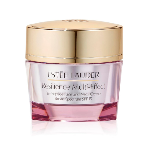 Estée Lauder Resilience Multi-Effect Tri-Peptide Face and Neck Cream Moisturizer SPF 15 | Plumping & Anti-Aging