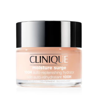 Clinique Moisture Surge 100H Auto-Replenishing Hydrator Oil Free Face Moisturizer | With Hyaluronic Acid, Aloe Bioferment and Vitamins C + E | For All Skin Types | Hydrating + Moisturizing