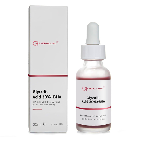 AHA 30% + BHA 2% Peeling Solution 30ml/1oz, Exfoliating Facial Serum, Chemical Peel For Face Serum Glycolic Acid