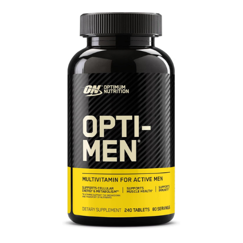 Optimum Nutrition Opti-Men Daily Multivitamin for Men, Immune Support Supplement with Amino Acids, 80 Day Supply, 240 Count, (Packaging May Vary)