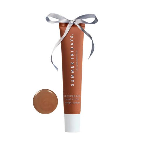 Summer Fridays Tinted Lip Butter Balm - Conditioning Vegan Lip Balm for Instant Moisture, Shine & Hydration - Sheer-Tinted, Soothing Skincare - Iced Coffee (.5 Oz)