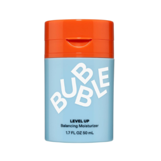 Bubble Skincare Level Up Gel Face Moisturizer for Oily Skin - Balancing + Hydrating Face Lotion with Niacinamide + Zinc to Improve Texture + Reduce Shine - Daily Lightweight Facial Moisturizer (50ml)