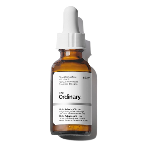The Ordinary Alpha Arbutin 2% + Hyaluronic Acid, Brightens Skin and Targets Dark Spots, 1 Fl Oz