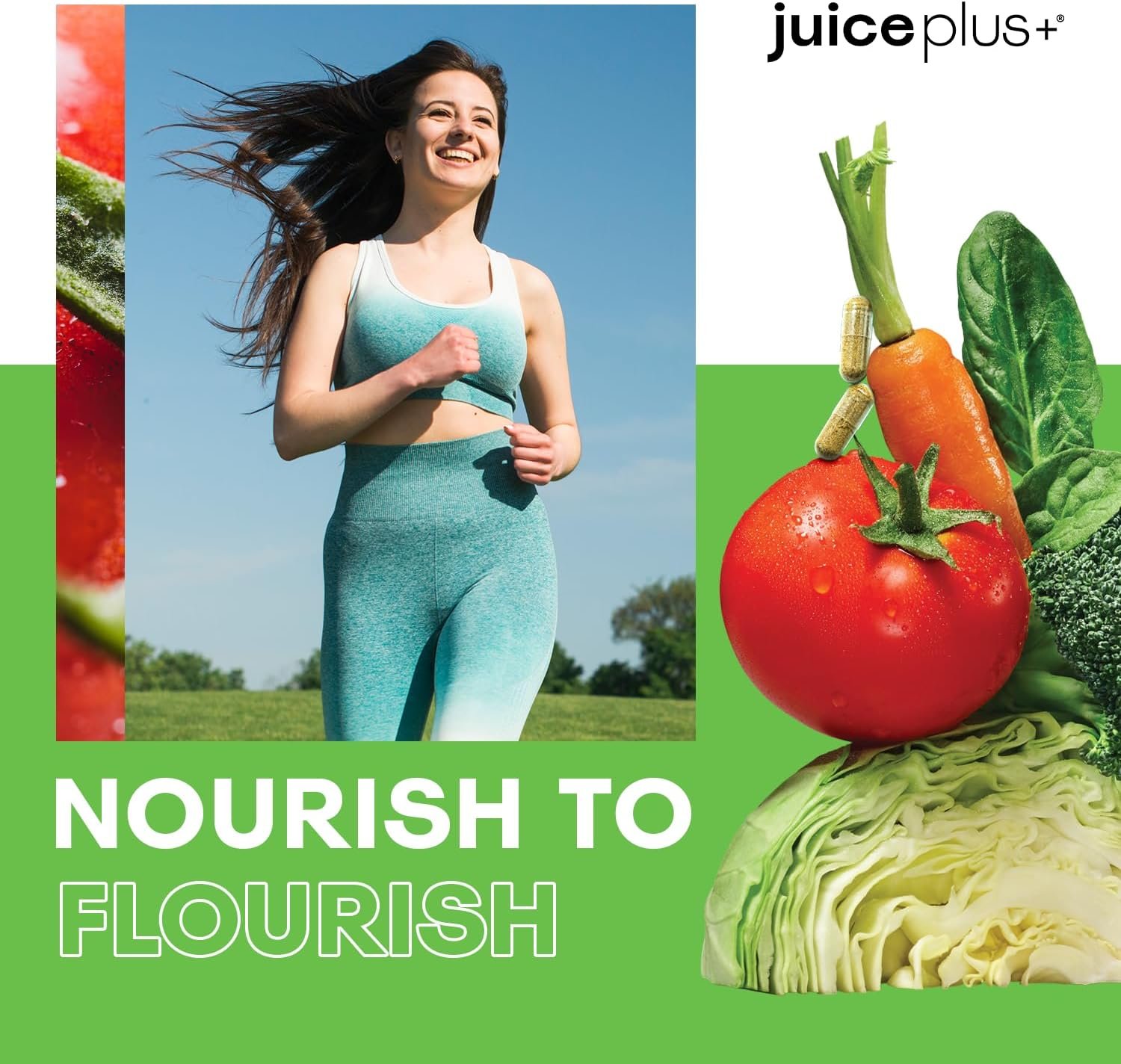 Juice Plus+ Vegetable Blend: with Broccoli, Parsley, Tomato & More - Plant-Based, Vegan, Gluten-Free, Non-GMO, Kosher - for Heart, Immune, Cognitive & Skin Health - 1 Bottle (60 Servings) - Image 5
