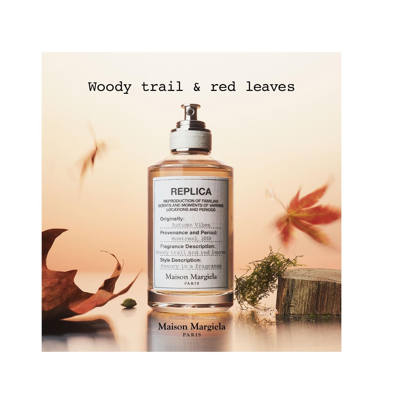Maison Margiela - Replica - Autumn Vibes Eau de Toilette - Woody & Earthy Fragrance - With Cedarwood & Cardamom - Image 3