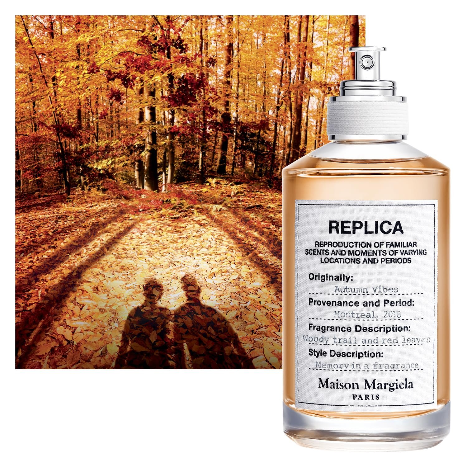 Maison Margiela - Replica - Autumn Vibes Eau de Toilette - Woody & Earthy Fragrance - With Cedarwood & Cardamom - Image 2