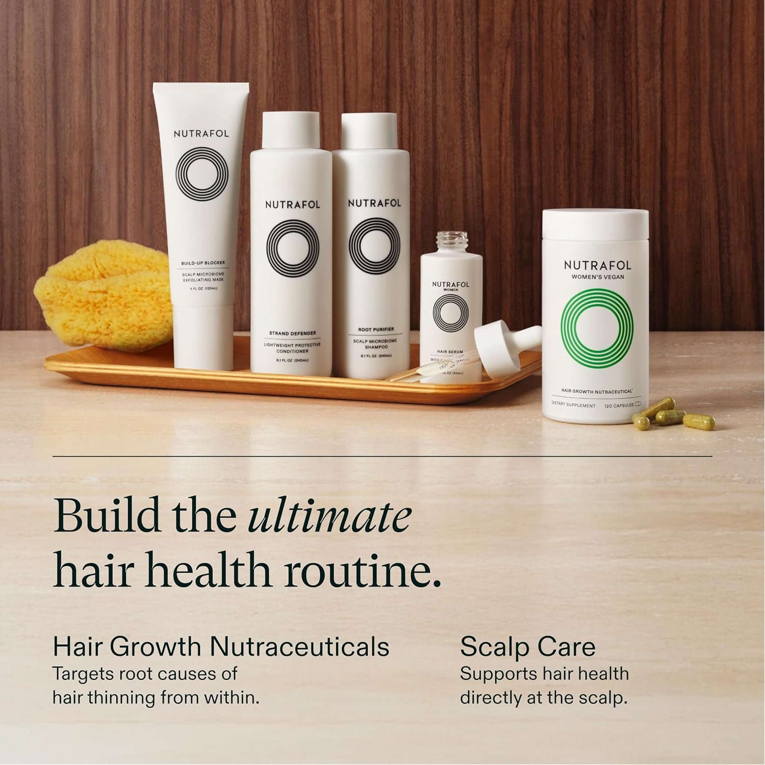 Nutrafol Shampoo, Cleanse and Hydrate Hair and Scalp, Improves Hair Volume, Strength and Texture, Physician-formulated for Thinning Hair, Color Safe, Sulfate Free - 8.1 Fl Oz Bottle - Image 3