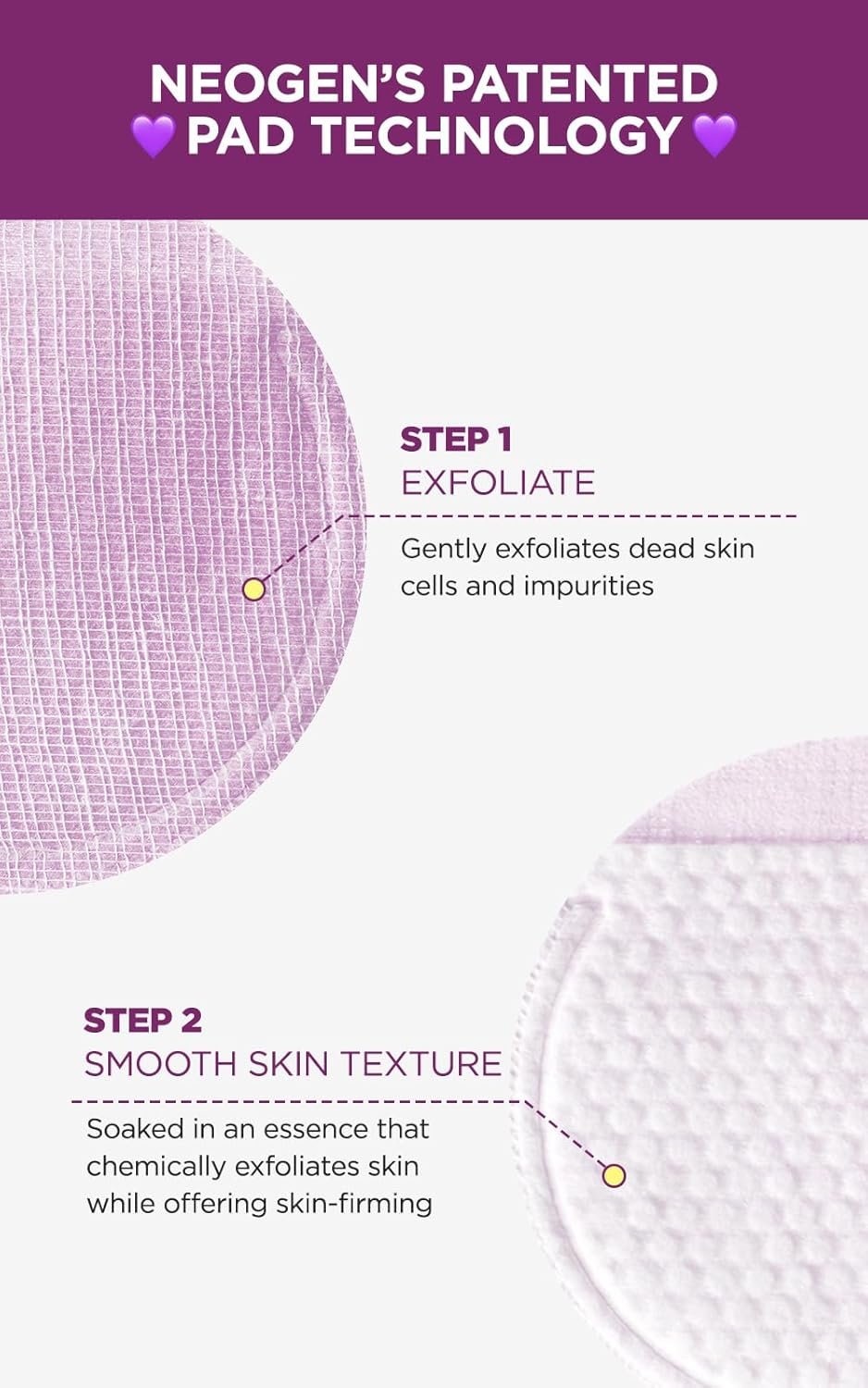 DERMALOGY by NEOGENLAB Bio-Peel Gauze Peeling Pads (Wine, 8 pcs) - Image 3