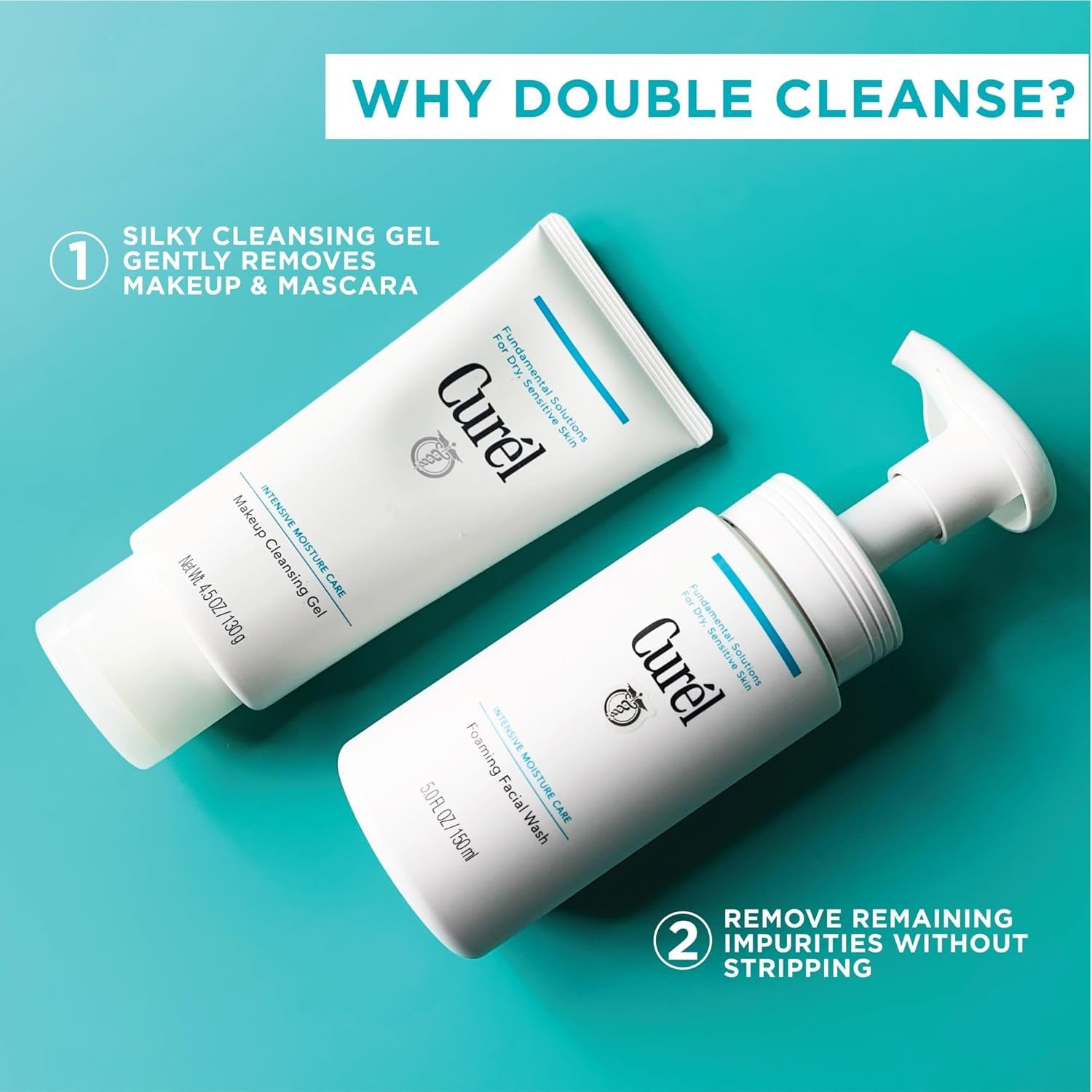 Curel Japanese Skin Care Foaming Daily Face Wash for Sensitive Skin, Hydrating Facial Cleanser for Dry Skin, pH-Balanced and Fragrance-Free, 5 Oz (Step 2 of 2-Step Skincare) - Image 4