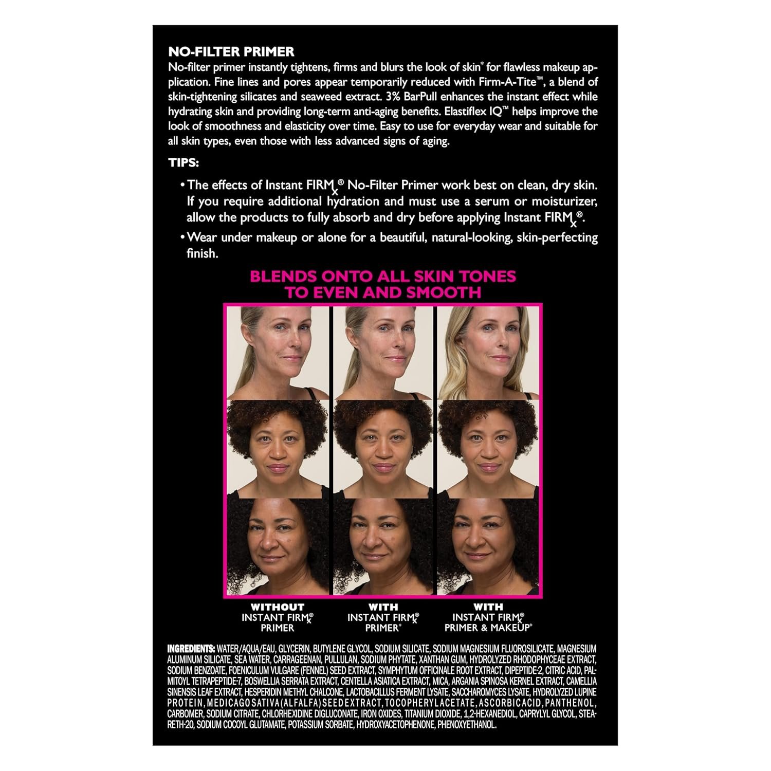 Peter Thomas Roth | Instant FIRMx® No-Filter Primer, Instant Skin Tightener, Skin Firmer, Makeup Primer For Face, Blurring Face Primer - Image 3