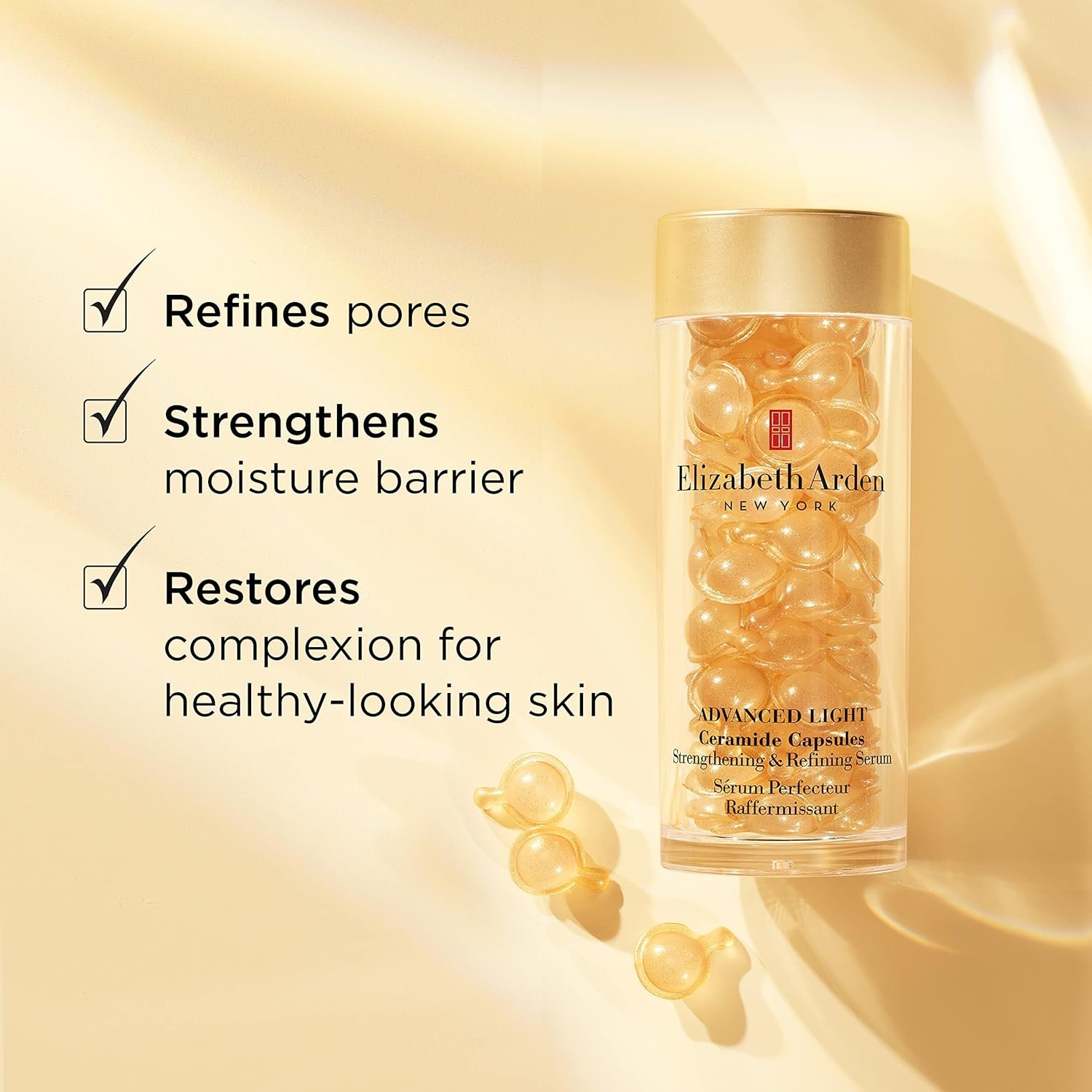 Elizabeth Arden ADVANCED LIGHT CERAMIDE CAPSULES STRENGTHENING & REFINING SERUM 60 capsules - Image 3