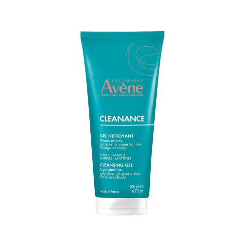 Avène Cleanance Cleansing Gel Soap Free Cleanser for Acne Prone, Oily, Face & Body, Alcohol-Free 6.7 fl oz