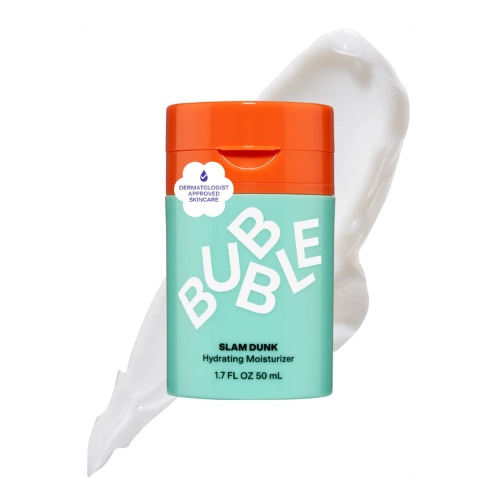 Bubble Skincare Slam Dunk Hydrating Face Moisturizer - Lightweight Face Lotion With Vitamin E + Aloe Vera - Daily Facial Moisturizer for Normal + Dry Skin - Skin Care with Blue Light Protection (50ml)