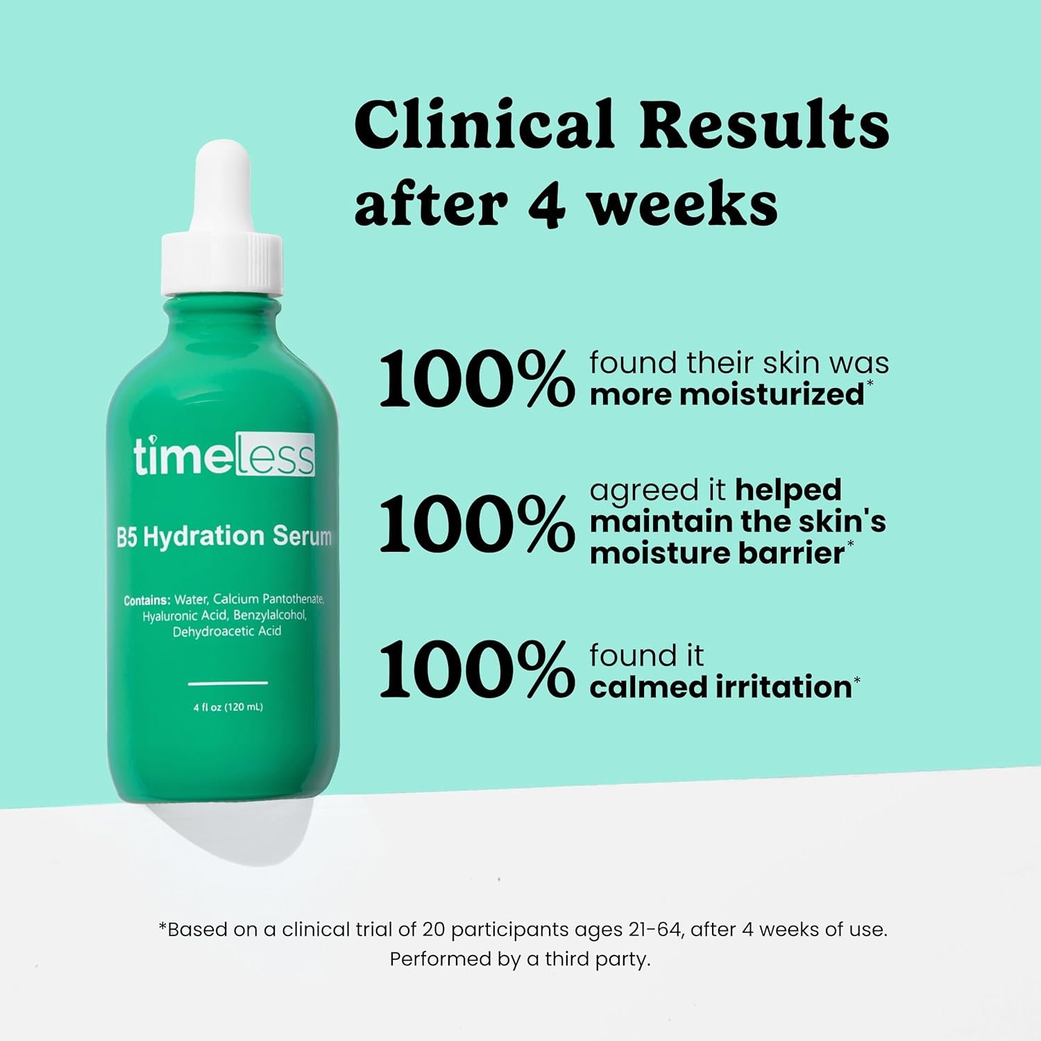 Timeless Skin Care Vitamin B5 Serum - Hydrating Face Serum with Hyaluronic Acid - Oil-Free - for Oily Skin - Fragrance-Free - 4 oz - Image 2